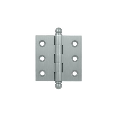Deltana CH2020U26D Ball Tip Cabinet Hinge Brushed Chrome, 10PK CH2020U26D-XCP10